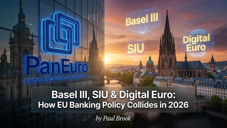 Basel III, SIU and the Digital Euro Collision