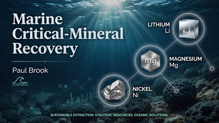 Marine critical mineral recovery