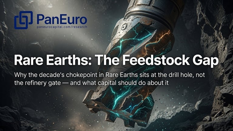 Rare earths — the feedstock gap